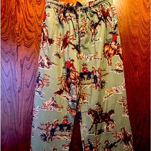 Vintage Nick & Nora rodeo lounge/sleep pant. Girls size 14/16.